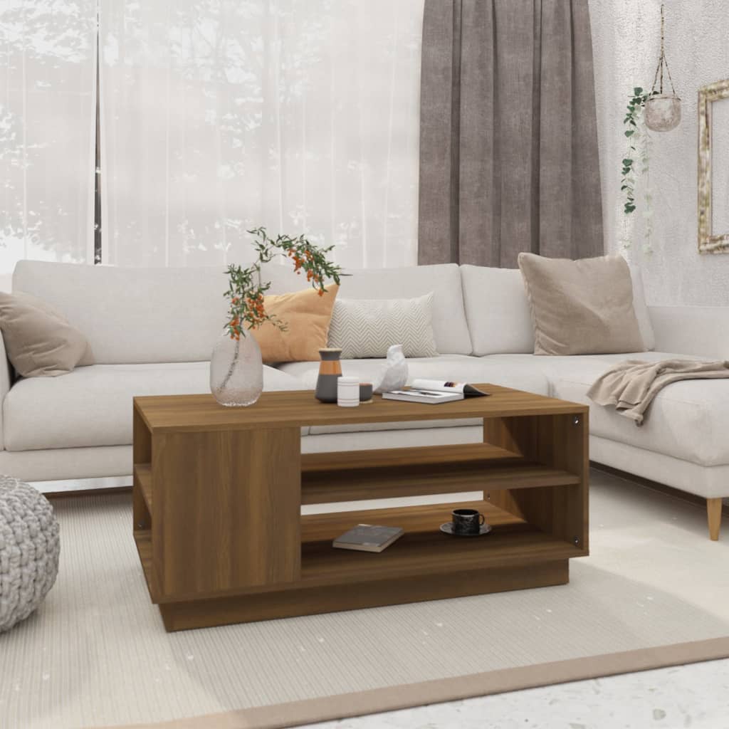 vidaXL Coffee Table Accent End Side Sofa Table for Living Room Engineered Wood